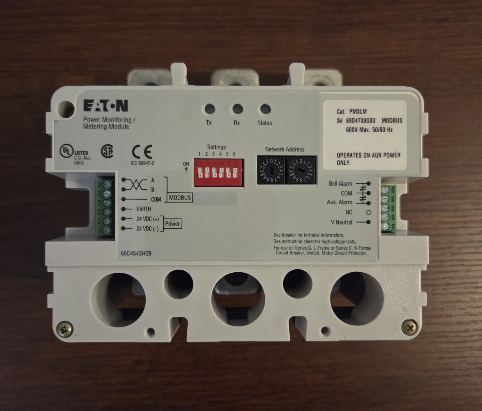 PM3LM Circuit Breaker PM3 Modbus Communication Module