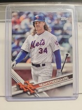 2017 Topps Series 2 #555 Noah Syndergaard Image Variation SP New York Mets