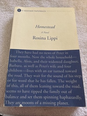 Homestead by Rosina Lippi (1998 Trade Paperback) uncorrected Proof ￼