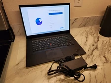 Lenovo ThinkPad P1 Gen 3 i7-10850H 4K OLED Touchscreen 256gb SSD 32GB ram TESTED