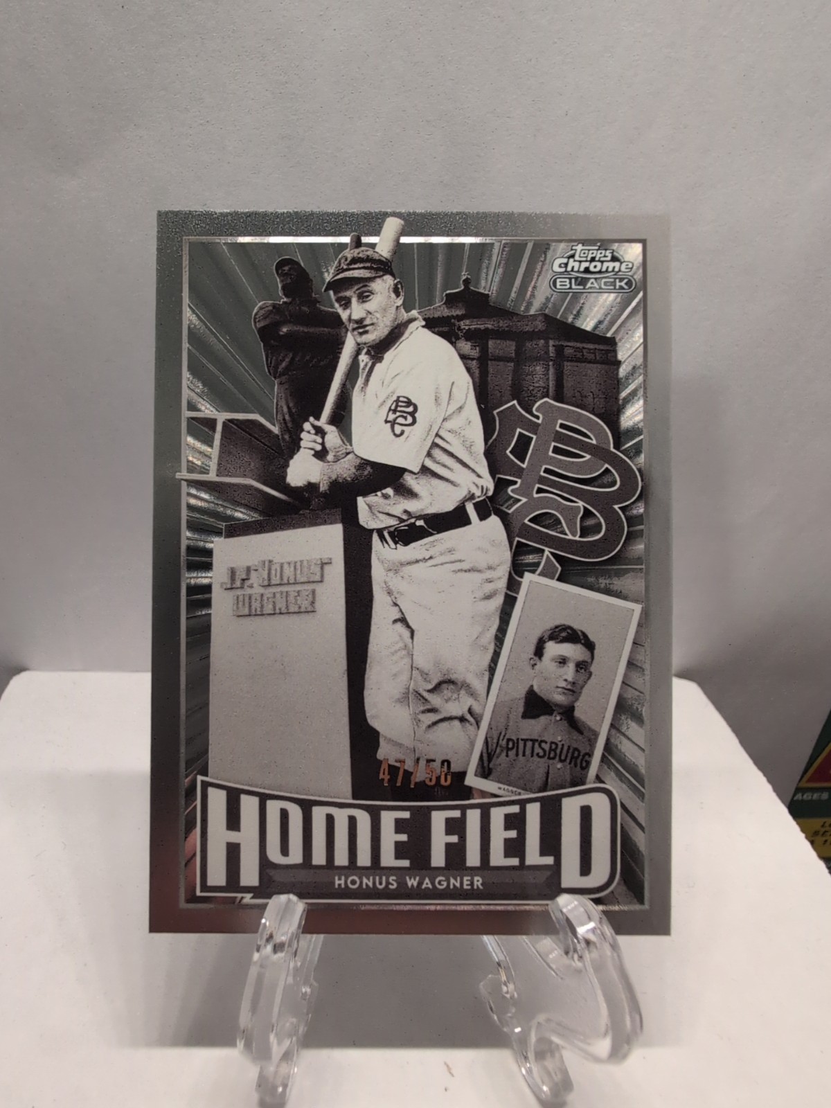 2026 Topps Chrome Black Honus Wagner #CBHA-12 Home Field Advantage 47/50 SSP🔥💰