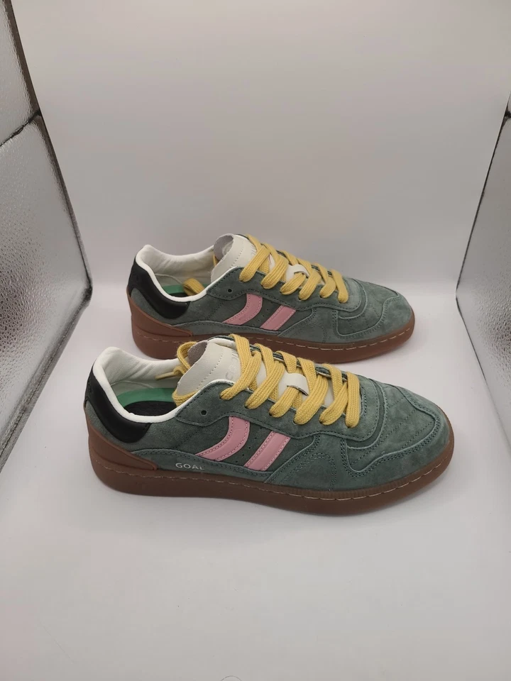 NUEVAS Zapatillas de Cuero Coolway Goal - 'Bosque Verde' Talla 8 EE. UU. Foto 3 de 4