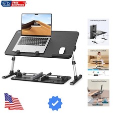 Height  Angle Adjustable Laptop Stand for Bed, Lap Desk Bed Tray Table, Ligh...
