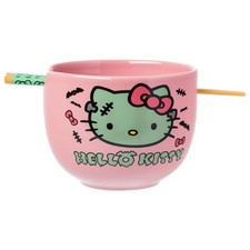 Silver Buffalo Sanrio Hello Kitty Halloween Spooky Frankenstein Ceramic Ramen...