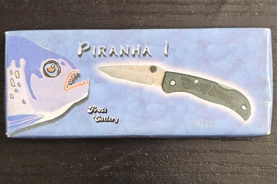#ad Pocket Knife 15 863B Piranha Folding $5.00