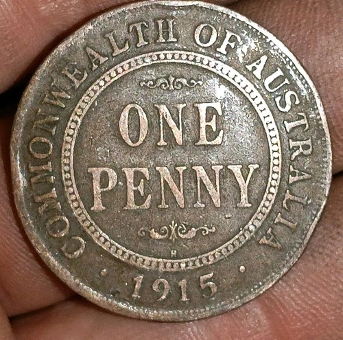 1915 Australia Penny — photo from the most recent tracked eBay sale