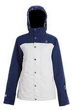 2117 of Sweden Damen Skijacke Winterjacke Snowjacke, Slugga, weiß/Blau, 34