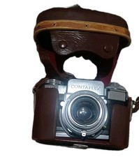 Zeiss Ikon Contaflex Synchro-Compur W Zeiss Tessar 45mm Lens Vintage Camera
