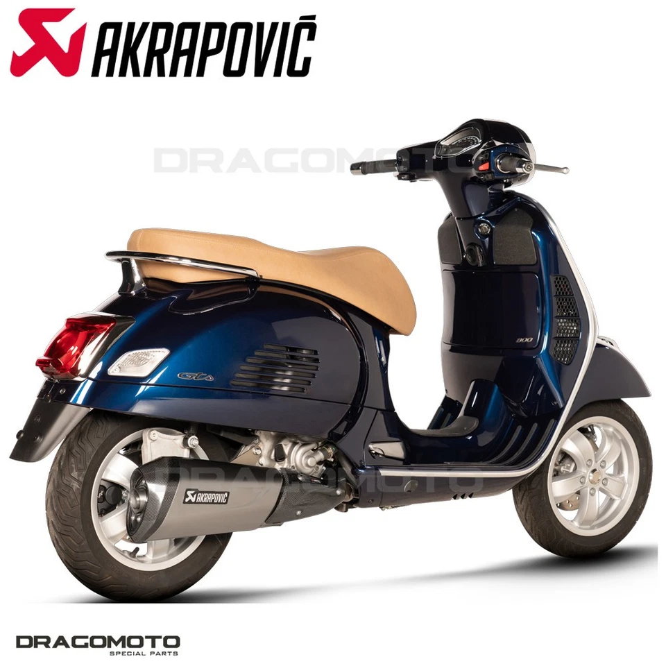 Escape VESPA GTS 300 HPE ABS Super Sport 2021-2024 AKRAPOVIC RC S-VE3SO11-ZDFSS - Imagen 3 de 4