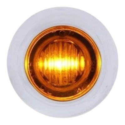 United Pacific 36600 Auxiliary Light  3 Led Dual Function Mini Amber/Amber