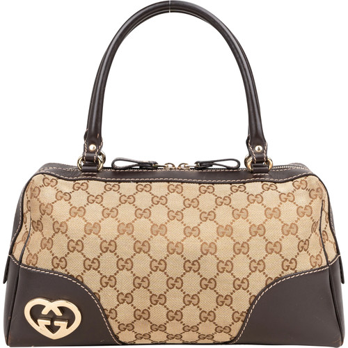 Gucci GG Monogram Heart Britt Handbag Bag