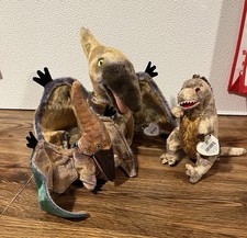Ty Beanie  Buddy SWOOP the PTERODACTYL  TOOTHY the T-TEX set of 3 DINOSAURS