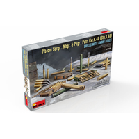 Kw.K.40 Shells With Ammo Boxes Kit 1:35 Miniart Kit Diorami -D- Neues Modell