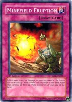 Minefield Eruption - TLM-EN051 - Common - Unlimited Edition - Moderately Played