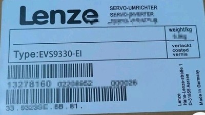EVS9330-EI 1PCS NEW LENZE EVS9330EI Inverter (Priced To Sell)