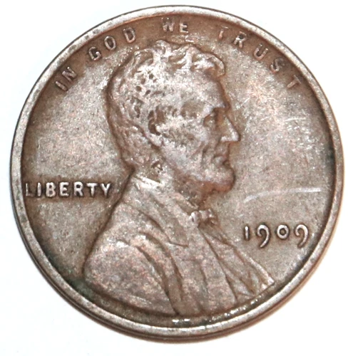 1909-P Lincoln Wheat Cent - AU - #6767D - FREE SHIPPING