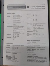 Schaltbilder und Bedienungsanleitung Körting Quadro Studio 4500