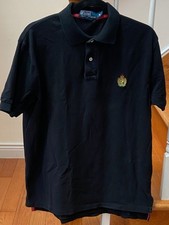 Vintage Men  s Polo by Ralph Lauren, Crest Embroidered Logo, 100 Cotton, Medium