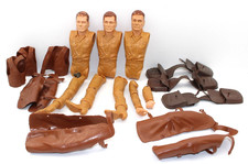 3 - Marx Johnny West Figures to restore played w/ condition w/ accessories 173