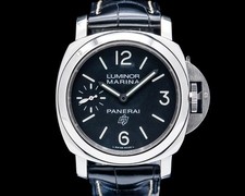 Panerai PAM00776 Luminor Base Logo SS Black Dial