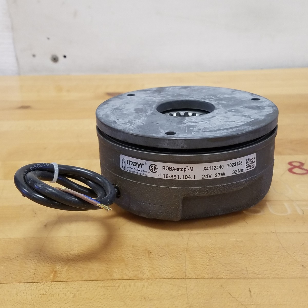 Mayr 16/891.104.1 ROBA-stop-M Safety Brake, Holding Brake, 24V  