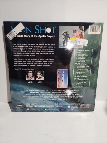 "MOON SHOT" THE INSIDE STORY OF THE APOLLO PROJECT 2 LASERDISC SET 1994 - Picture 2 of 3