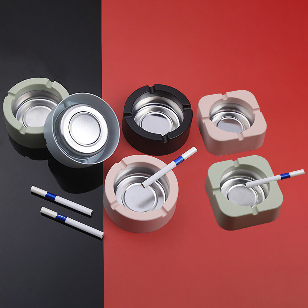 creative cigarette ashtray Kiss Me Split design allows the bucket to be separated from the bracket for easier cleaning Creative Dual Slot Cigar Ashtray