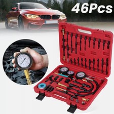 46x Diesel Petrol Engine Compression Tester Pressure Loss Leak Tester Master Kit