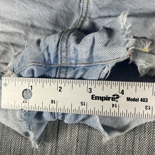 American Eagle Womens Shorts Size 0 Blue Cotton Distressed - Picture 5 of 12