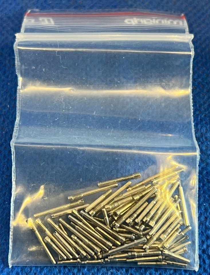 Vis pour Bracelets de montre Métalliques Metal Screws for Metal Watch Straps NEW - Photo 2/4