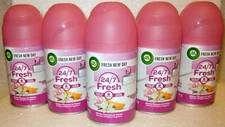 LOT 5 AIR WICK FRESHMATIC AUTOMATIC SPRAY REFILLS FRESH NEW DAY SUMMER DELIGHTS