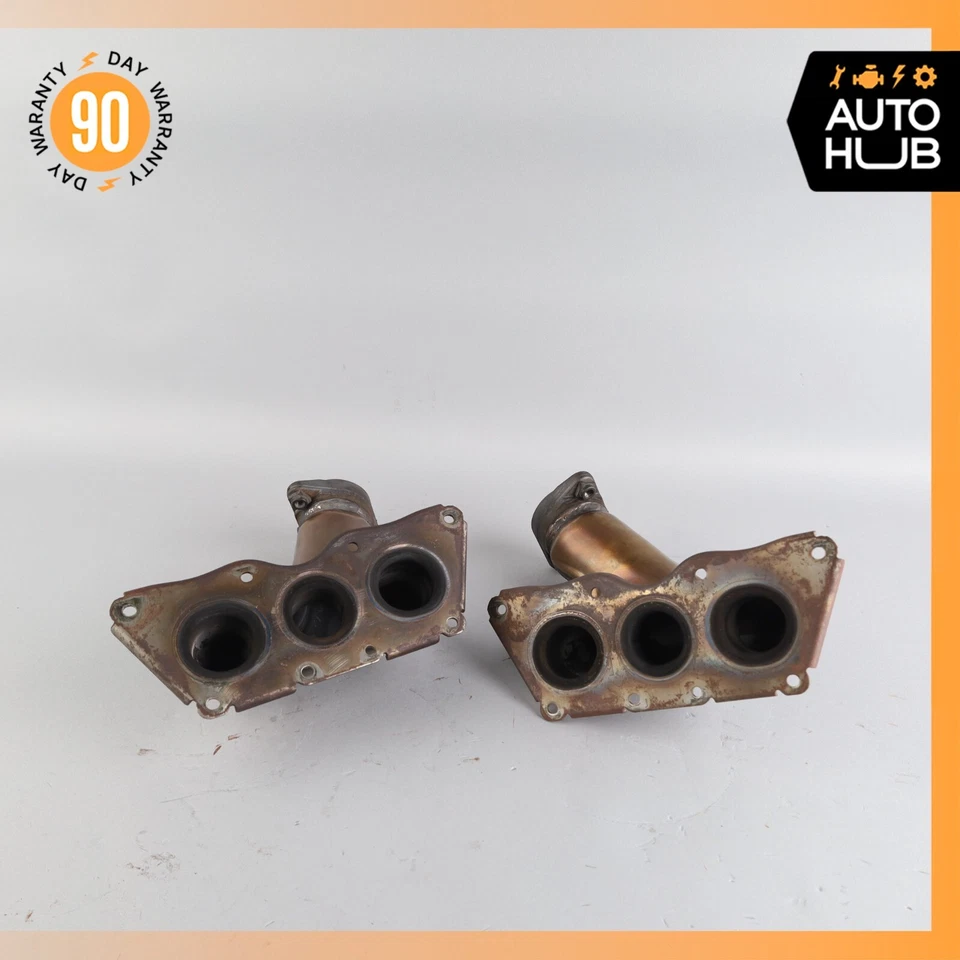 Juego colector de escape lado izquierdo y derecho mercedes w207 e350 cls400 m276 12-18 fabricante de equipos originales Foto 3 de 4