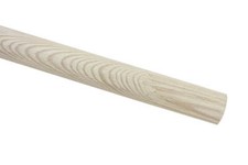 Gardinia Country Holz Gardinenstangen, Ø 25 mm, 160-240 cm, verschiedene Farben