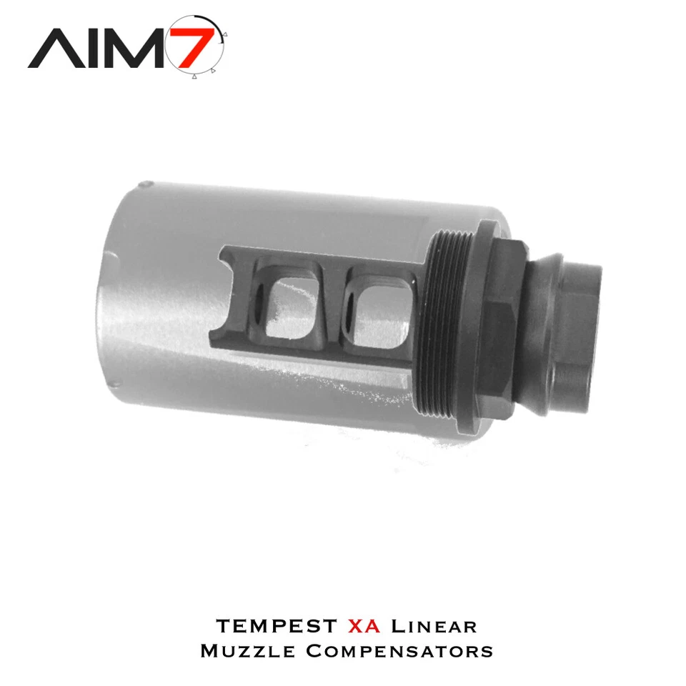 Comp de boca lineal AIM7 TEMPEST con freno de boca Breek Brazos 2BO 223,30CAL,9 MM Foto 2 de 4