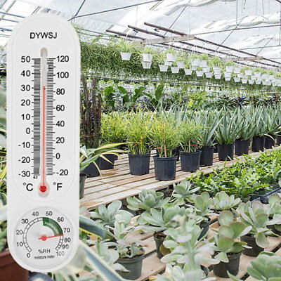 Gewächshaus-Thermometer für den Innenbereich, Fahrenheit/Celsius, Messgerät f
