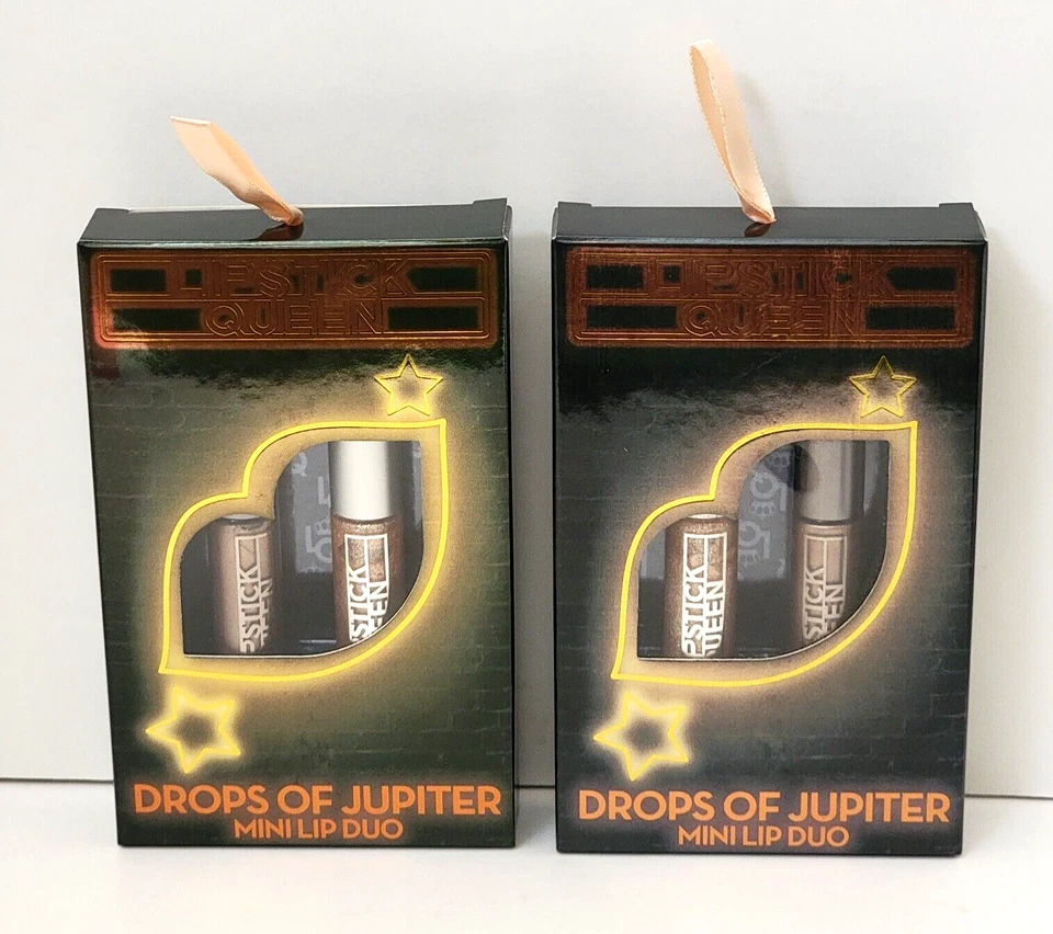 2 pk LIPSTICK QUEEN DROPS OF JUPITER MINI LIP DUO COSMIC BLUR + METEOR SHOWER - Image 3 of 4