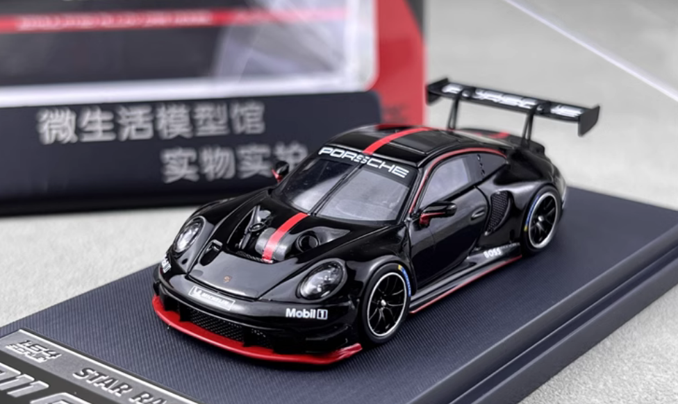 SR 1:64 Porsche 911 GT3 R Porsche alloy car model STAR RACE