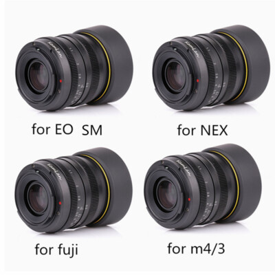 KamLan 50mm F1.1 APS-C Manual Focus Lens for E/X/EOS-M M4/3 Mirrorless Cameras