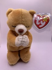 TY Beanie Baby - HOPE the Praying Bear 7 inch - MWMTs Stuffed Animal Toy