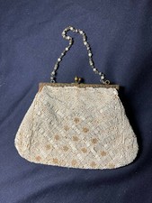 SMALL VINTAGE ART DECO BEADED PURSE