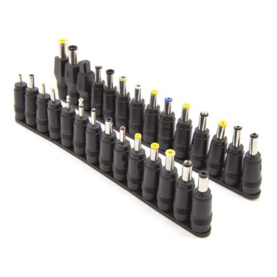 28 Stück Universal Adapter Netzteil 5.5* 2.1mm AC DC Stecker für Notebook Laptop