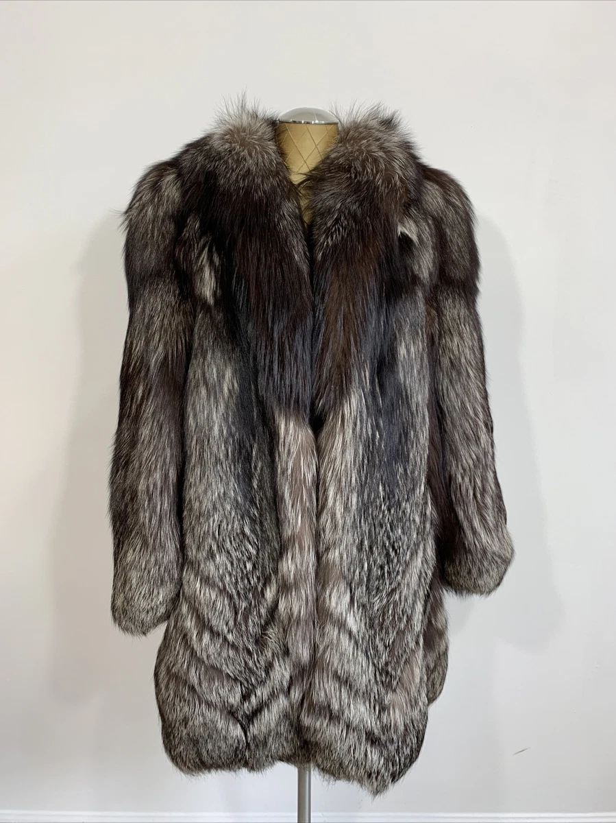 Fox Fur Silver Vintage Coats, Jackets & Vests for Women for sale