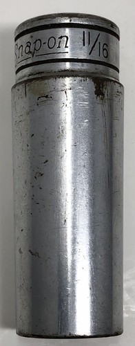 Lot of 3 Vintage Snap On Sockets 1/2” Dr SW-200 5/8 S-226 11/16 3/8 SF-211 11/16 - Picture 5 of 7