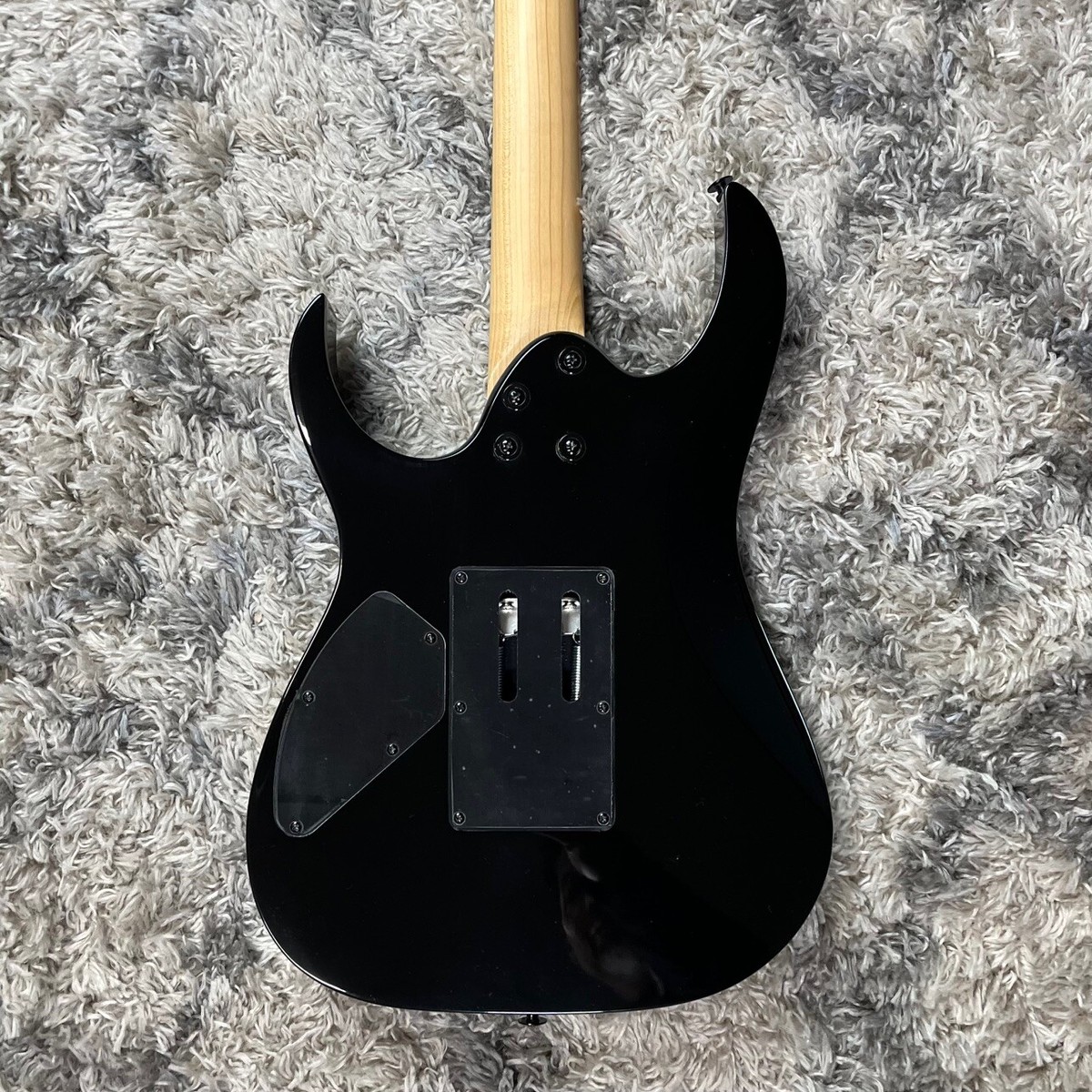 Ibanez GRG320FA GIO RG Guitar, Bound Purpleheart, Transparent