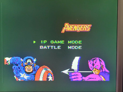 Game cartridge Dandy 8-bit console made 90s Captain America Batle mode working