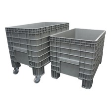 285L Jumbo Stackable Strong Plastic Stillage Box Container with Optional Wheels