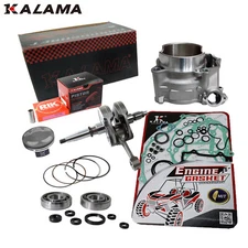 Engine Rebuild Kit for YFZ 450 +1.4MM Stroker Crankshaft Bearings Cylinder 04~05