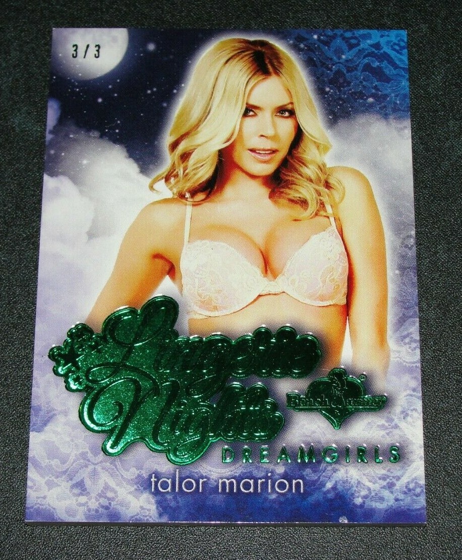 2017 Benchwarmer TALOR MARION Dreamgirls LINGERIE NIGHTS Green/3 PLAYBOY  Sexy