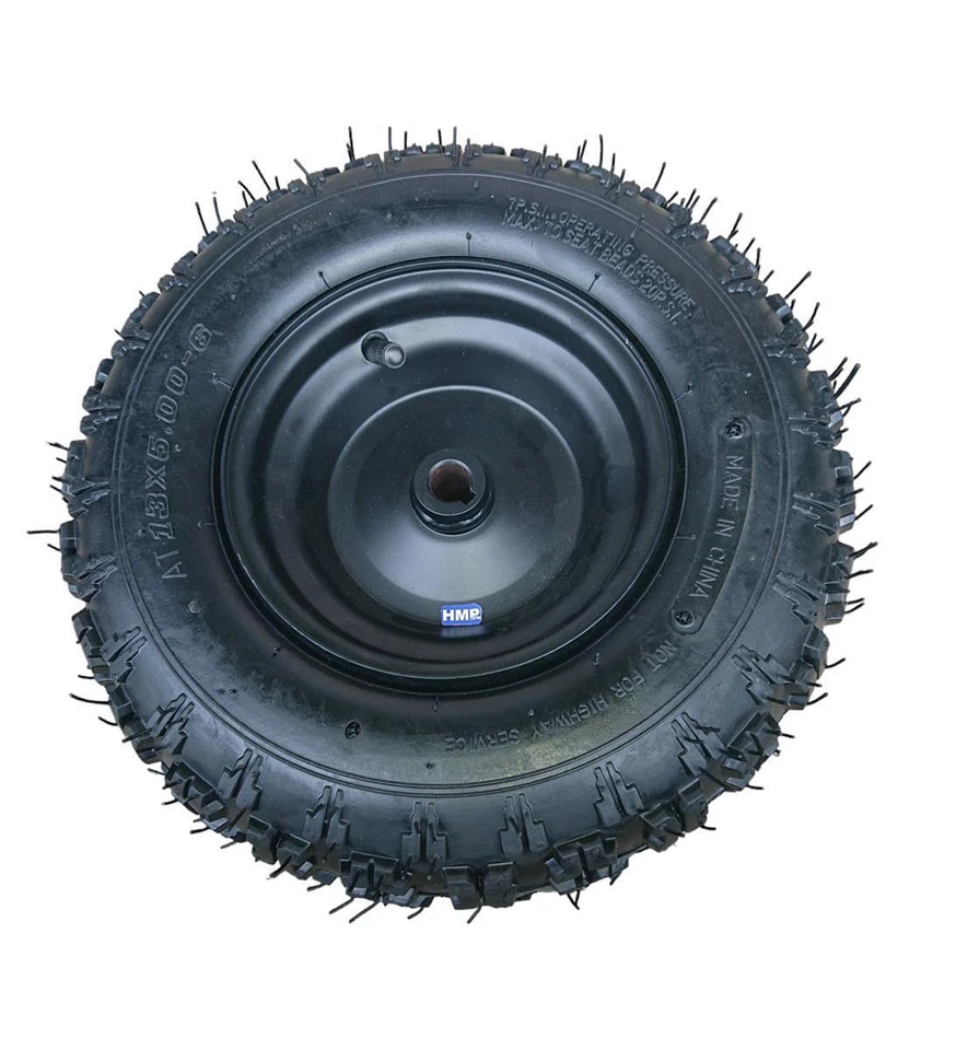 Komplettrad 2x Felge 6 Zoll hinten schwarz mit Reifen 13x5.00-6 ATV Kinderquad - Bild 3 von 4