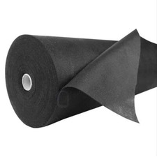 50pcs Disposable Non-Woven Bed Roll 31.5" X 70" 30g For Massage, Black Bed Sheet